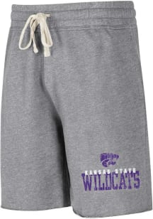 K-State Wildcats Mens Grey Mainstream Big and Tall Shorts