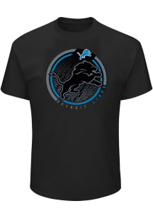 Detroit Lions Mens Black Pop Tee Big and Tall T-Shirt