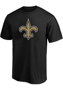 New Orleans Saints Mens Black Primary Big and Tall T-Shirt