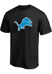 Detroit Lions Mens Black Primary Big and Tall T-Shirt