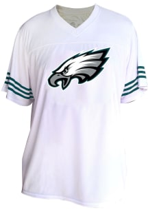 Philadelphia Eagles Womens Contrast Fashion Football Jersey - White
