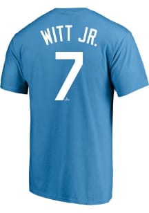 Bobby Witt Jr Kansas City Royals Mens Alt Big and Tall Player Tee - Light Blue