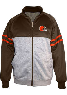Cleveland Browns Mens Grey Big and Tall Jacket
