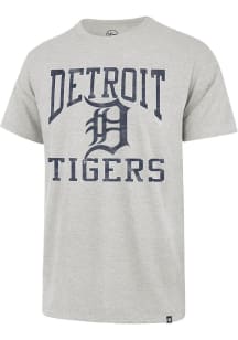 Detroit Tigers Mens Grey Big Ups Big and Tall T-Shirt