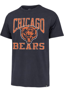Chicago Bears Mens Navy Blue Big Ups Big and Tall T-Shirt