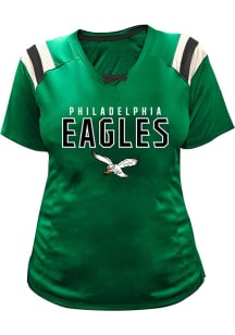 Philadelphia Eagles Womens Mesh Fashion Football Jersey - Kelly Green