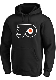 Philadelphia Flyers Mens Black Logo Big and Tall Hooded Sweatshirt