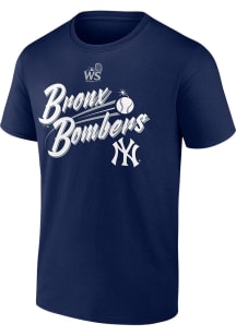New York Yankees Mens Navy Blue 2024 World Series Participant Big and Tall T-Shirt