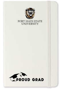 Fort Hays State Tigers Proud Grad Notebook - White