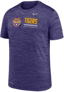 Nike LSU Tigers Youth Purple Velocity Short Sleeve T-Shirt