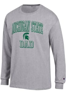 Champion Michigan State Spartans Grey Est Date Dad Jersey Long Sleeve T Shirt