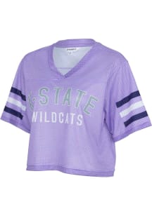 K-State Wildcats Womens Field Goal Fashion Football Jersey - Lavender