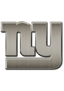 New York Giants Nickel Molded Car Emblem - Silver