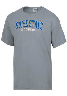 ComfortWash Boise State Broncos Charcoal Garment Dyed Short Sleeve T Shirt