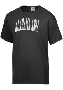 ComfortWash Alabama A&M Bulldogs Black Garment Dyed Short Sleeve T Shirt