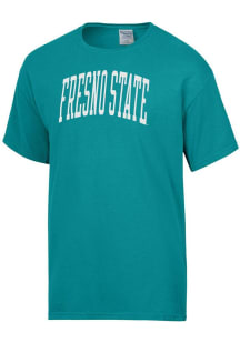 ComfortWash Fresno State Bulldogs Blue Garment Dyed Short Sleeve T Shirt