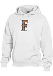 ComfortWash Cal State Fullerton Titans Mens White Garment Dyed Long Sleeve Hoodie