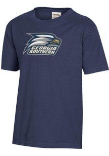 ComfortWash Georgia Southern Eagles Youth Navy Blue Garment Dyed Short Sleeve T-Shirt
