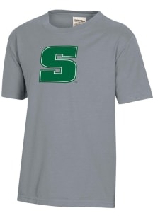 ComfortWash Slippery Rock Youth Charcoal Garment Dyed Short Sleeve T-Shirt