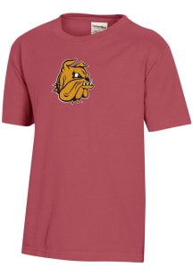 ComfortWash UMD Bulldogs Youth Crimson Garment Dyed Short Sleeve T-Shirt