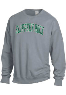 ComfortWash Slippery Rock Mens Charcoal Garment Dyed Long Sleeve Crew Sweatshirt