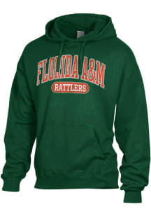ComfortWash Florida A&M Rattlers Mens Green Garment Dyed Long Sleeve Hoodie