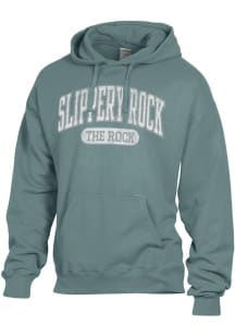 ComfortWash Slippery Rock Mens Green Garment Dyed Long Sleeve Hoodie