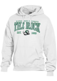 ComfortWash Slippery Rock Mens White Garment Dyed Long Sleeve Hoodie