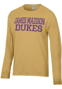 ComfortWash James Madison Dukes Gold Garment Dyed Long Sleeve T Shirt