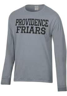 ComfortWash Providence Friars Charcoal Garment Dyed Long Sleeve T Shirt