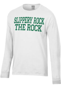 ComfortWash Slippery Rock White Garment Dyed Long Sleeve T Shirt
