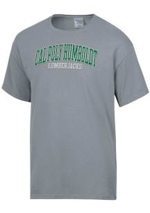 ComfortWash Cal Poly Humboldt Lumberjacks Charcoal Garment Dyed Short Sleeve T Shirt