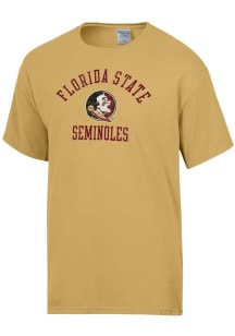 ComfortWash Florida State Seminoles Gold Garment Dyed Short Sleeve T Shirt
