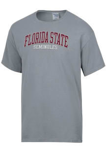 ComfortWash Florida State Seminoles Charcoal Garment Dyed Short Sleeve T Shirt