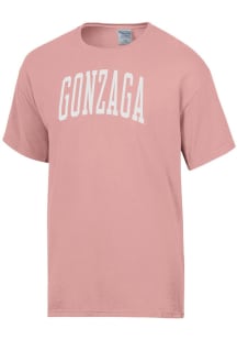 ComfortWash Gonzaga Bulldogs Pink Garment Dyed Short Sleeve T Shirt