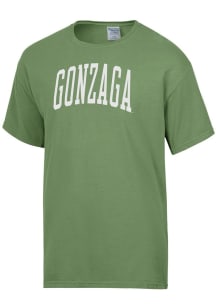 ComfortWash Gonzaga Bulldogs Green Garment Dyed Short Sleeve T Shirt