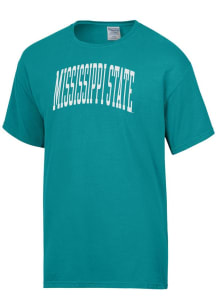 ComfortWash Mississippi State Bulldogs Blue Garment Dyed Short Sleeve T Shirt