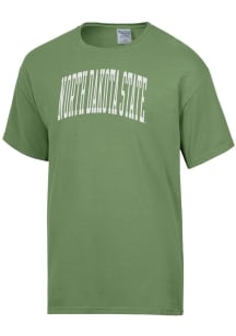 ComfortWash North Dakota State Bison Green Garment Dyed Short Sleeve T Shirt