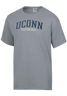 ComfortWash UConn Huskies Charcoal Garment Dyed Short Sleeve T Shirt