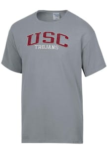 ComfortWash USC Trojans Charcoal Garment Dyed Short Sleeve T Shirt