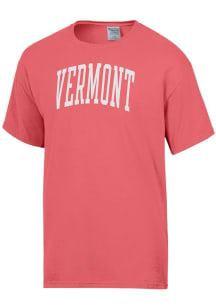 ComfortWash Vermont Catamounts Orange Garment Dyed Design Short Sleeve T Shirt