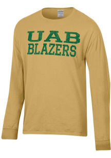 ComfortWash UAB Blazers Gold Garment Dyed Long Sleeve T Shirt