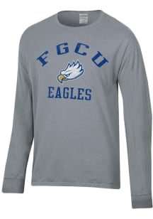 ComfortWash Florida Gulf Coast Eagles Charcoal Garment Dyed Long Sleeve T Shirt
