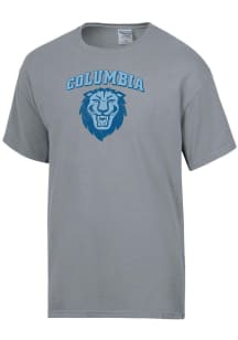 ComfortWash Columbia University Lions Charcoal Garment Dyed Short Sleeve T Shirt