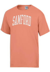 ComfortWash Samford University Bulldogs Orange Garment Dyed Short Sleeve T Shirt