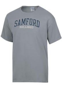 ComfortWash Samford University Bulldogs Charcoal Garment Dyed Short Sleeve T Shirt