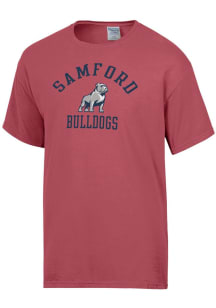 ComfortWash Samford University Bulldogs Crimson Garment Dyed Short Sleeve T Shirt