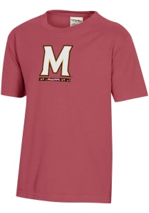 ComfortWash Maryland Terrapins Youth Crimson Garment Dyed Short Sleeve T-Shirt