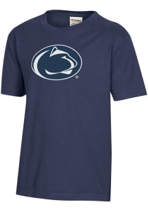 ComfortWash Penn State Nittany Lions Youth Navy Blue Garment Dyed Short Sleeve T-Shirt