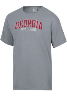 ComfortWash Georgia Bulldogs Charcoal Garment Dyed Short Sleeve T Shirt